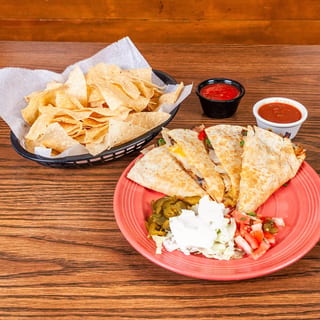 Mushroom & Spinach Quesadilla
